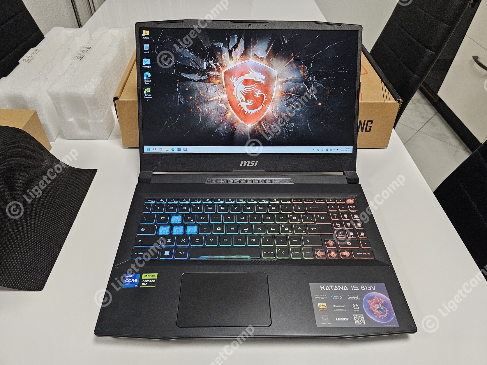 MSI Katana Gamer 15 FHD IPS 144Hz i7-13620H 10mag 16GB 1TB SSD Nvidia RTX 4070 8GB Win11 Garancia - Image 6