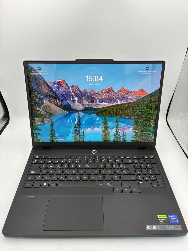 Portugál alapról magyarított Lenovo LOQ bekapcsolva