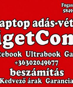 Új és újszerű 13-14 Gamer, üzleti, 2in1, X360 Touch készülékek nagyon kedvező áron! Garancia Számla!