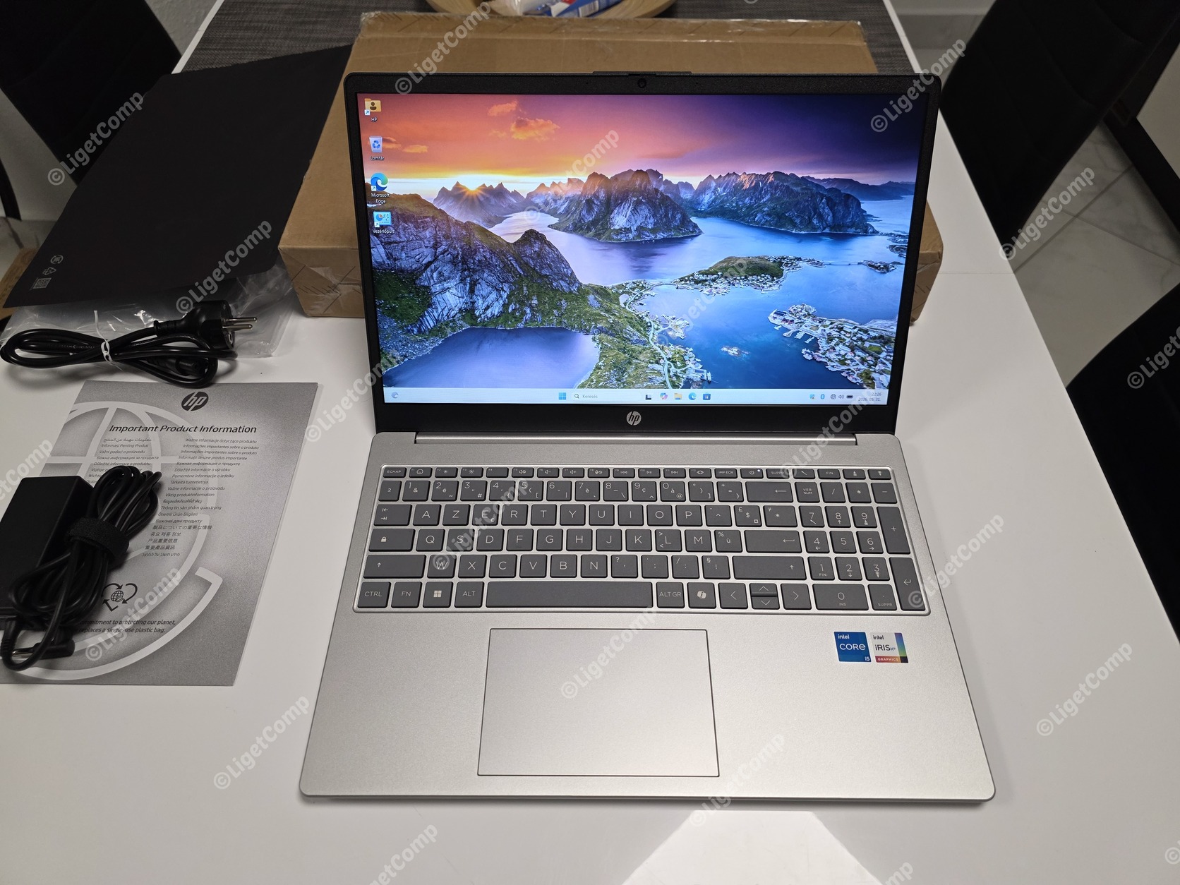 Új HP 15-FD0003SF FHD LED i5-1334U 4.6Ghz 10mag 16GB RAM 512GB SSD Intel Iris XE Win11 Garancia - Image 6