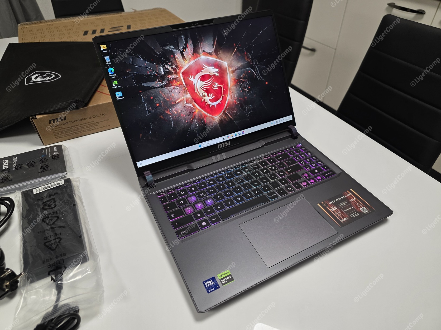 Új MSI 16 Vector QHD+ 240Hz Ultra9 275HX 24mag 32GB 1TB SSD Nvidia RTX 5080 16GB 175W Win11 Garancia - Image 6